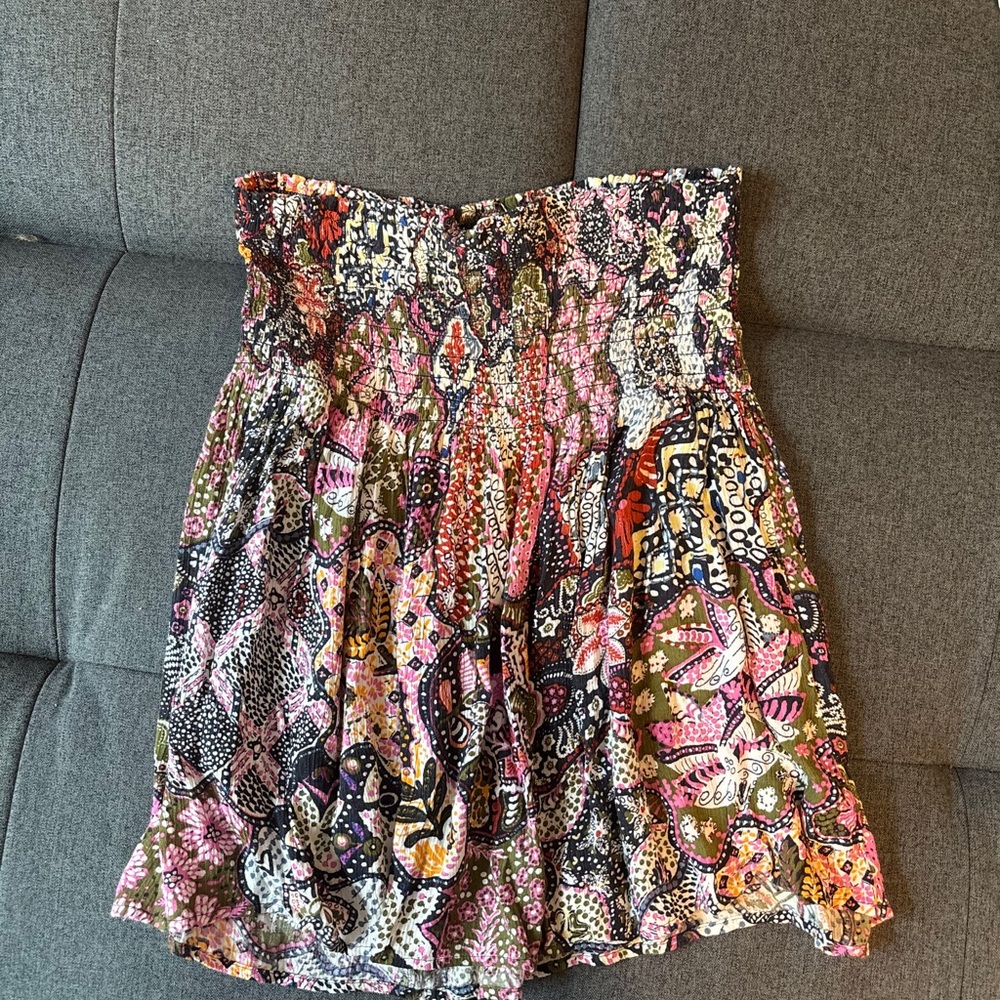 Loft Multicolor Patchwork Mini Skirt - image 5